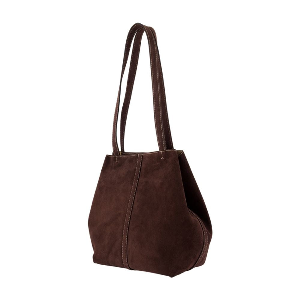 Vanessa Bruno PM Shopper Shoulder Bag — Brown, view 2