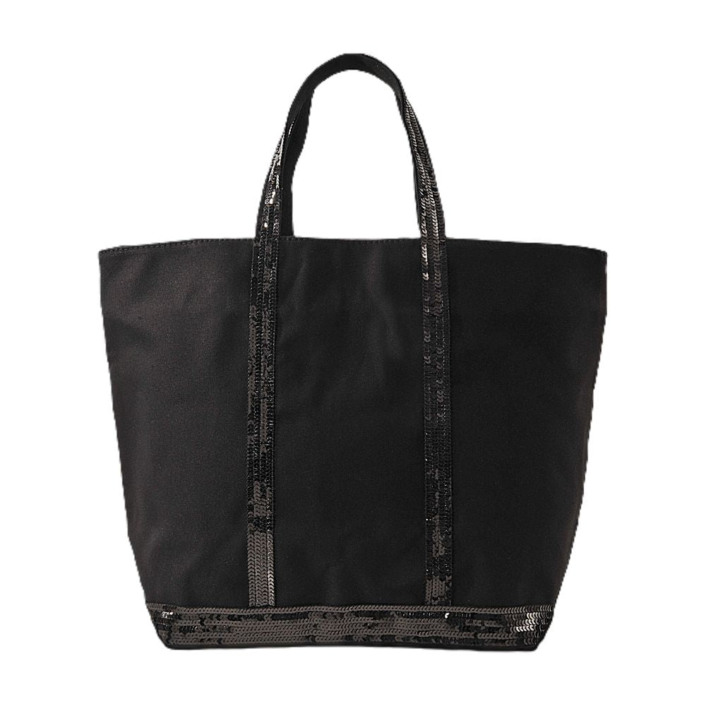 Vanessa Bruno Canvas and Sequin Tote Bag — Black by Vanessa Bruno