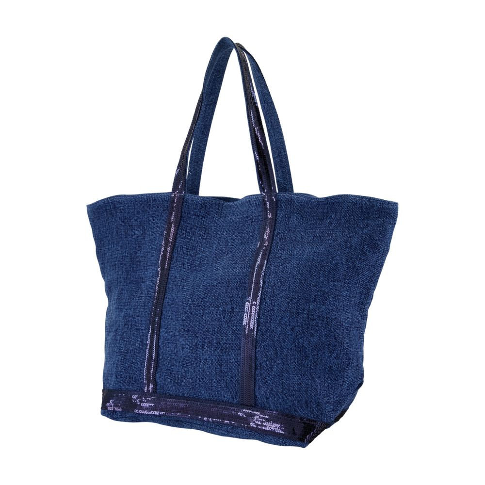 Vanessa Bruno L Zippe Tote Bag — Blue, view 2