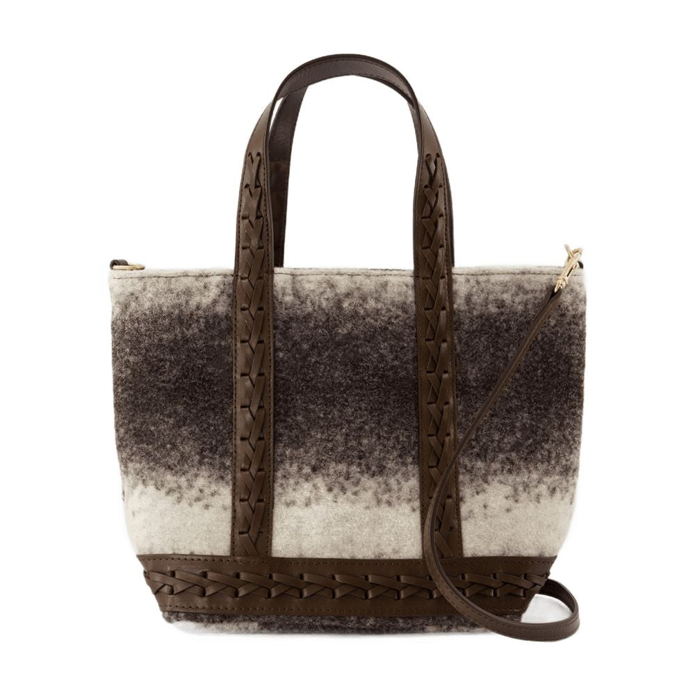 Vanessa Bruno Wool Ombré Tote Bag — Brown, view 2