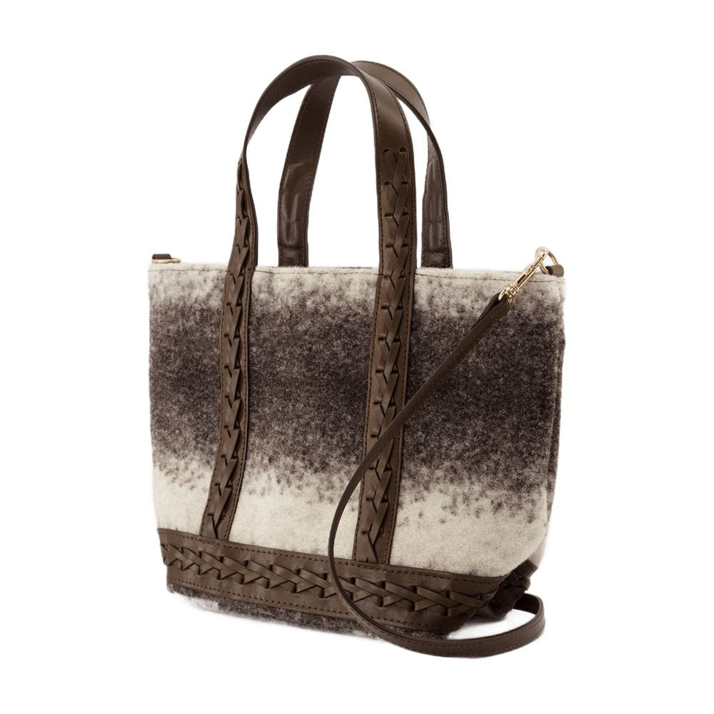 Vanessa Bruno Wool Ombré Tote Bag — Brown, view 3