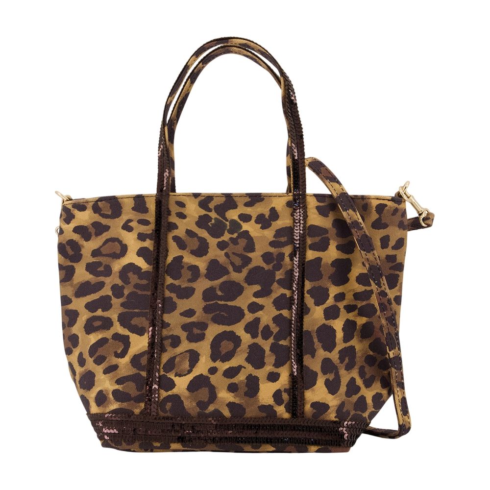 Vanessa Bruno Leopard-Print Cotton Tote Bag — Brown by Vanessa Bruno