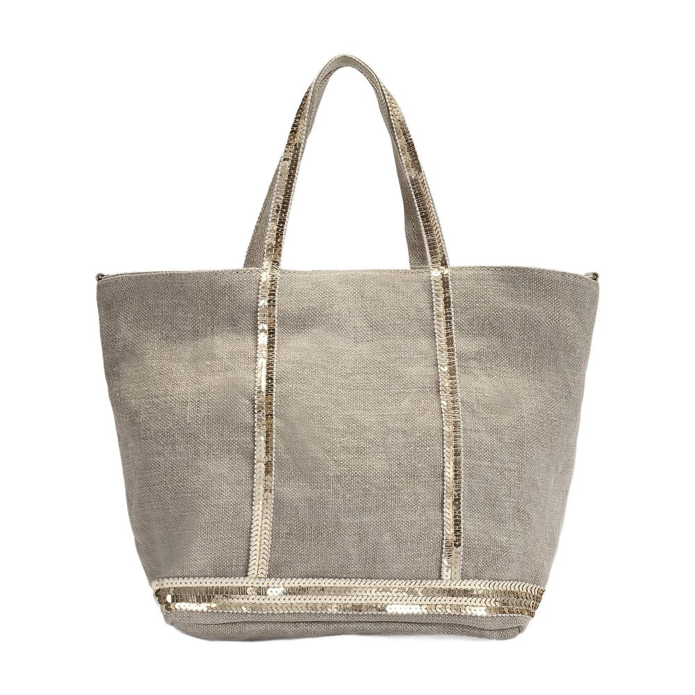 Vanessa Bruno Cabas S Tote Bag — Gray, view 3