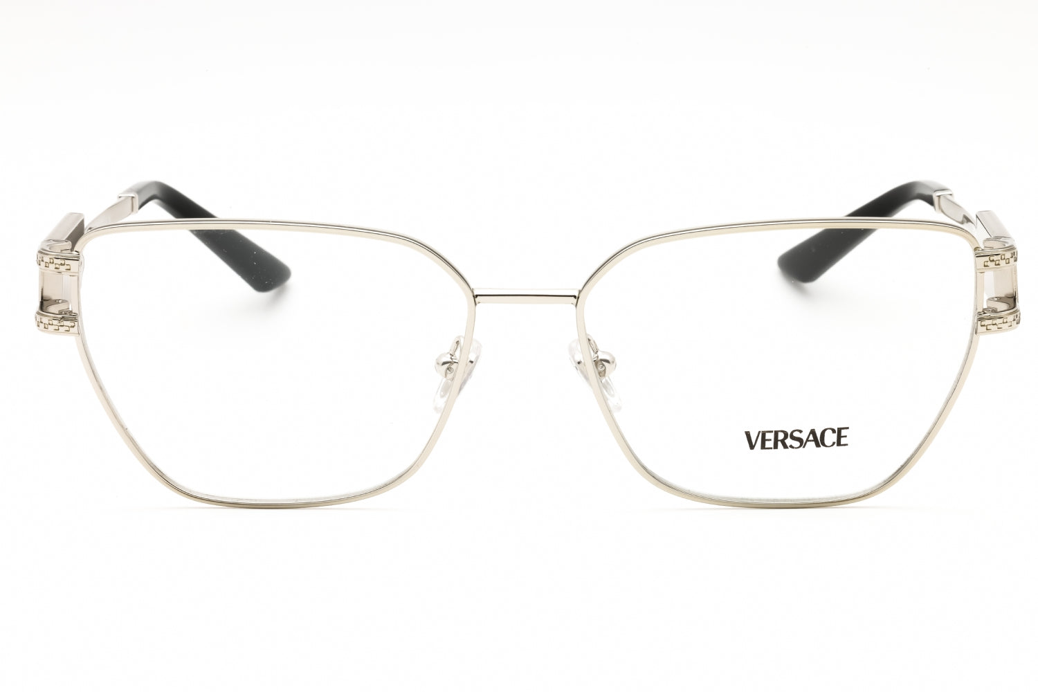 Versace 0VE1301 Cat-Eye Metal Frame Eyeglasses — Silver, view 2