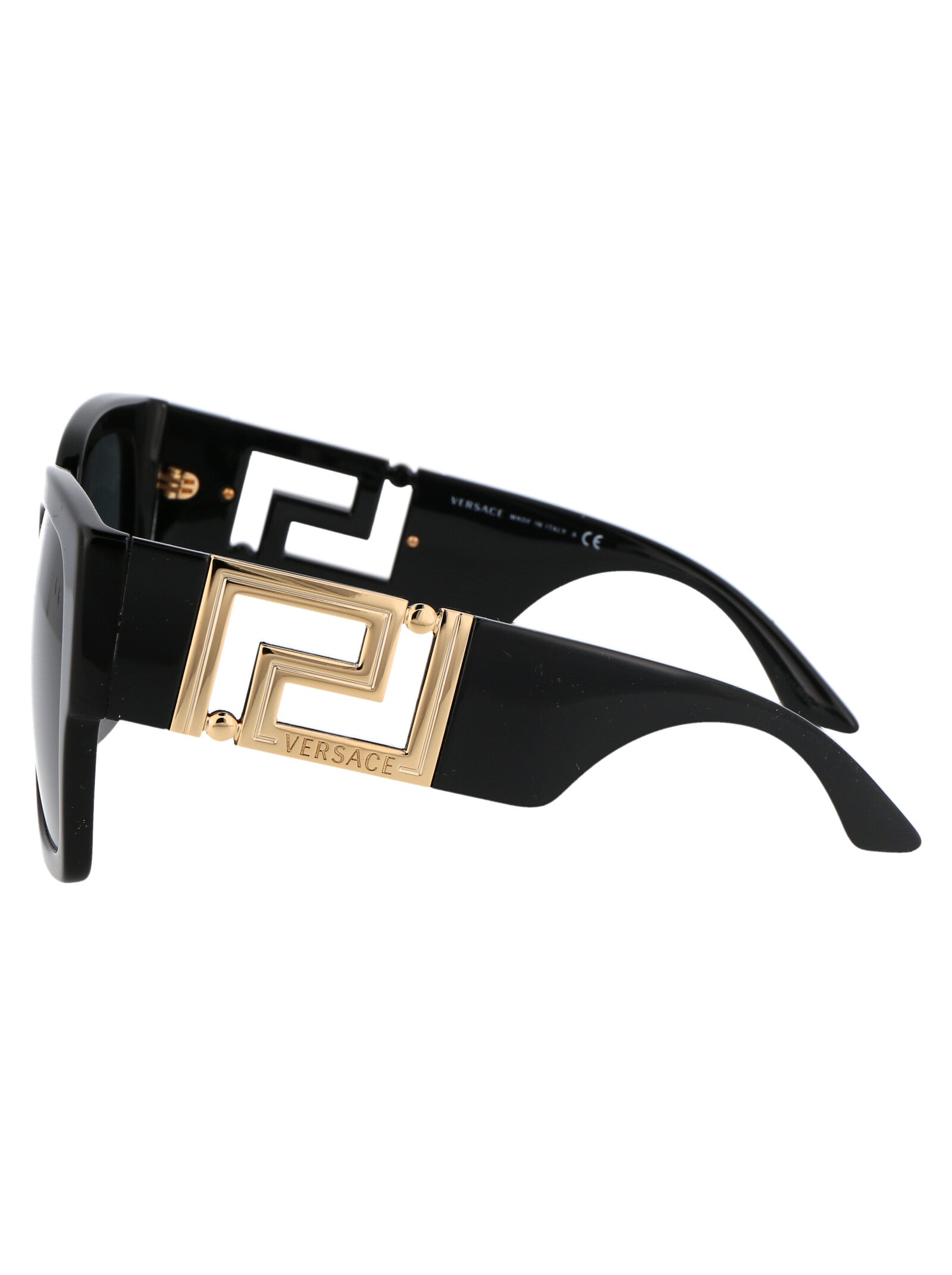 Versace 0VE4402 Black Acetate Sunglasses — Black, view 3