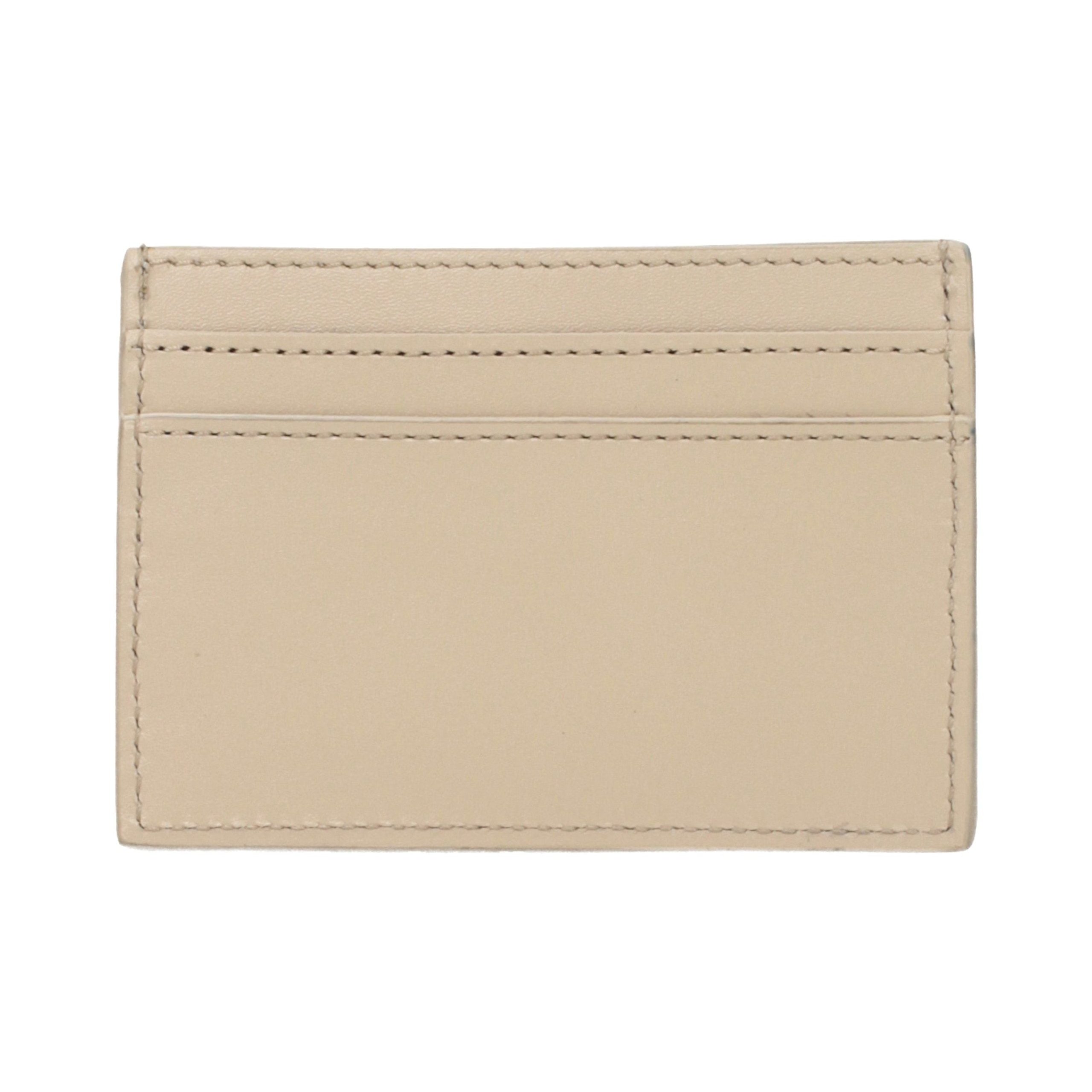 Versace Leather Card Case — Beige, view 2