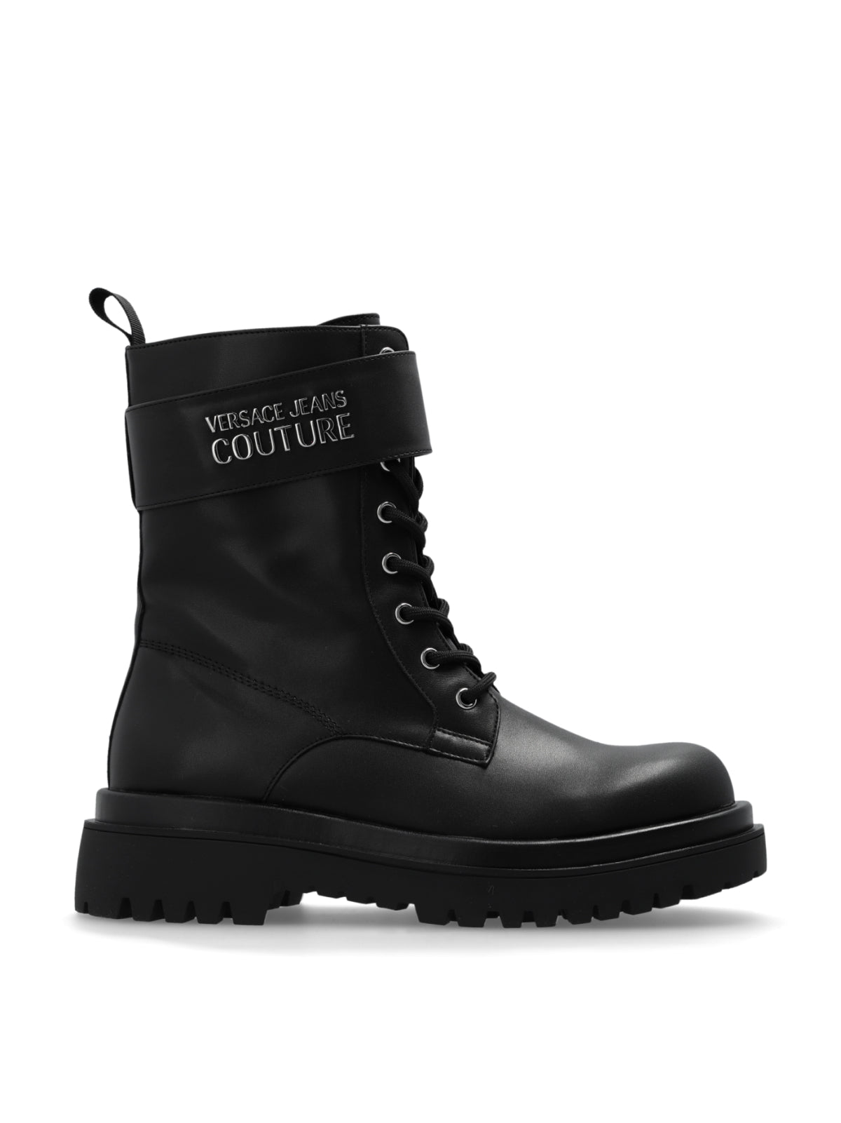 Versace Jeans Couture Combat Boot — Black, view 6