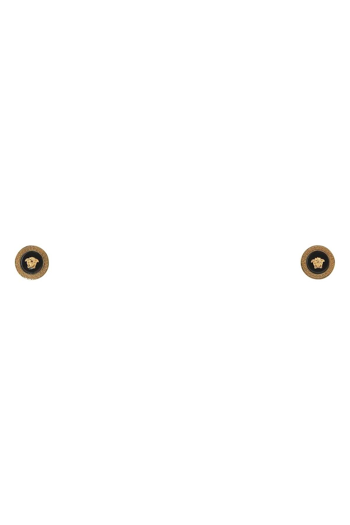 Versace Gold Medusa Earrings — Gold by Versace