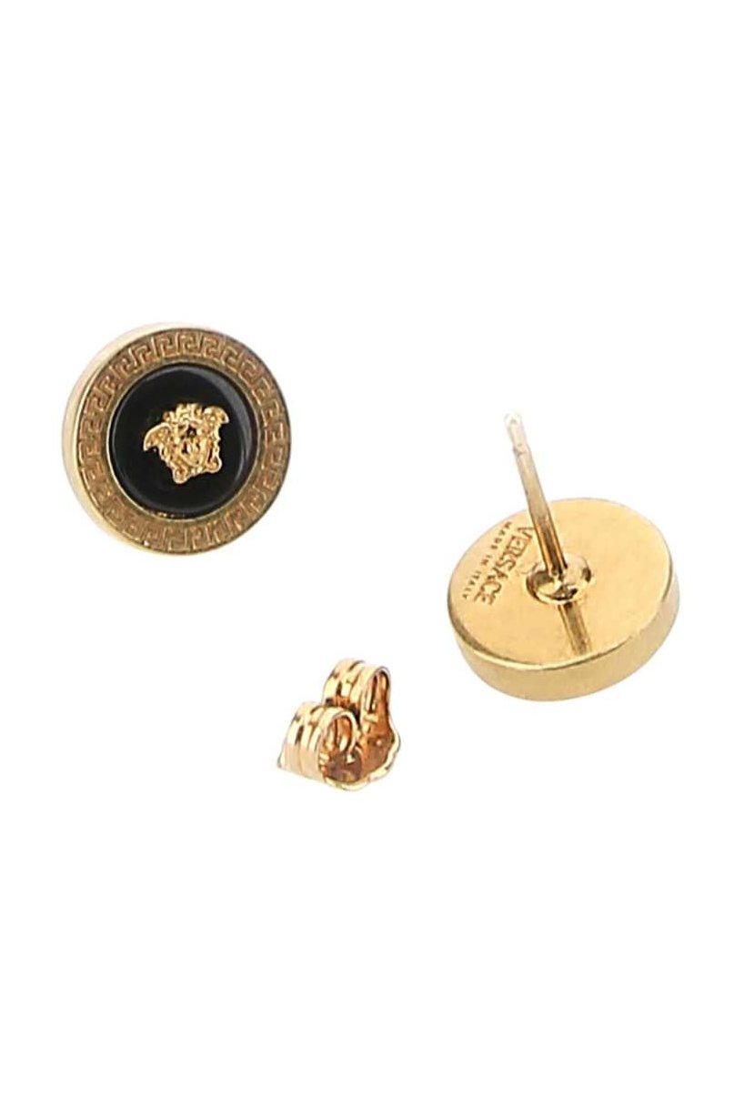 Versace Gold Medusa Earrings — Gold, view 3