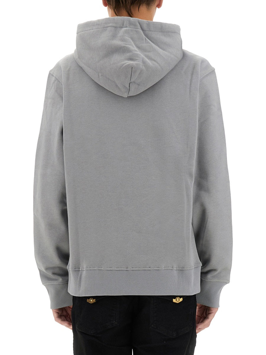 Versace Jeans Couture Logo Cotton Sweatshirt — Gray by Versace Jeans Couture