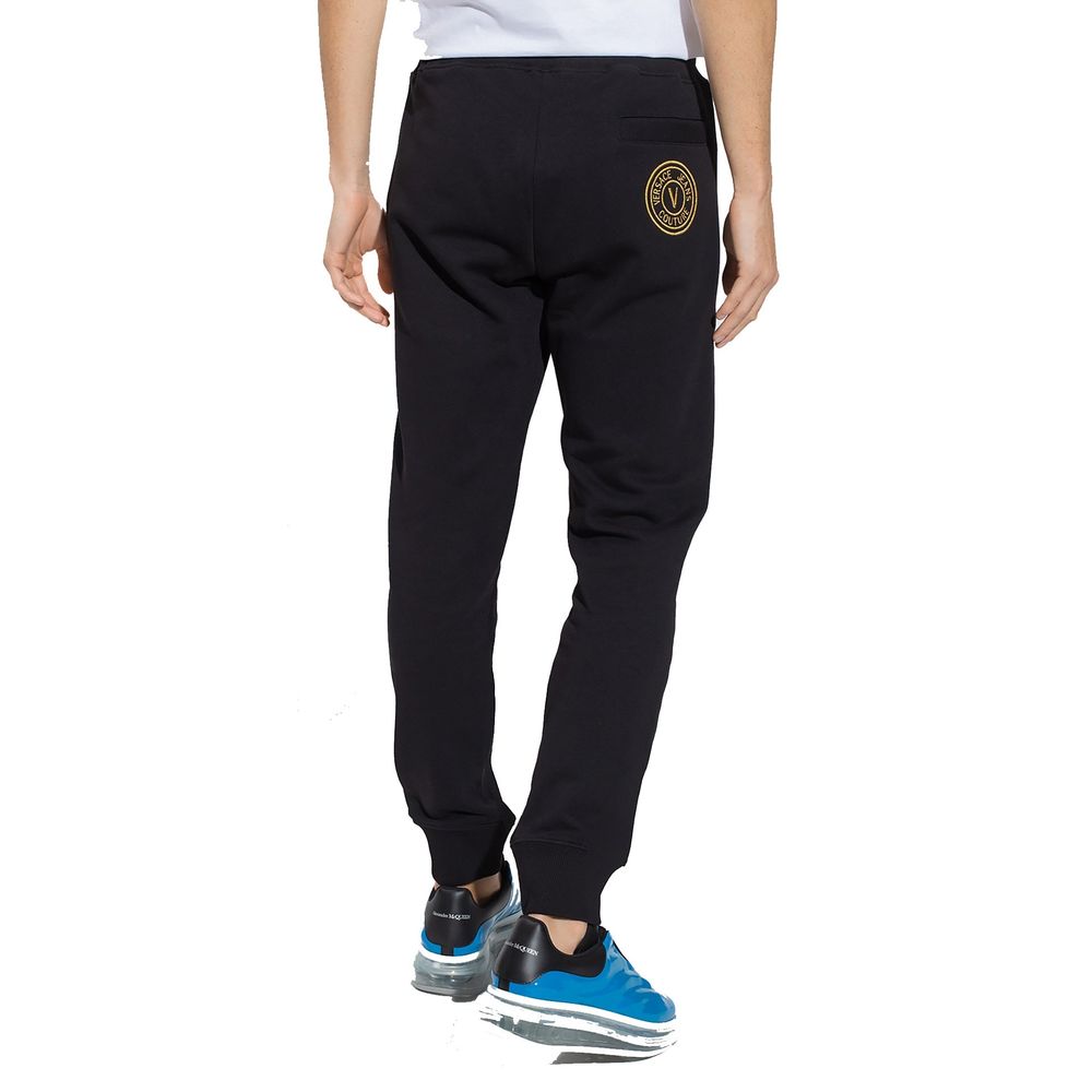 Versace Jeans Cotton Joggers — Black, view 3