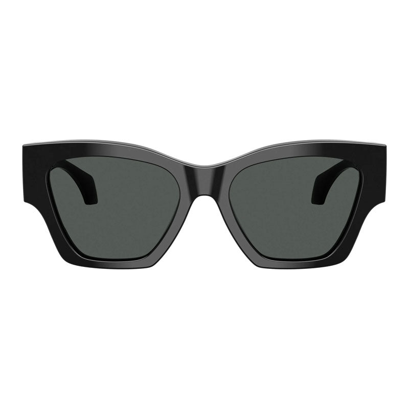 Versace Square Full Rim Sunglasses — Black, view 2