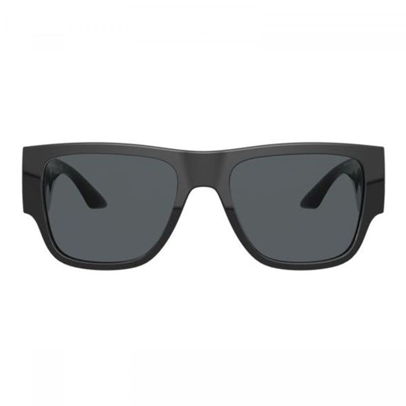 Versace Square Full Rim Sunglasses — Black, view 2
