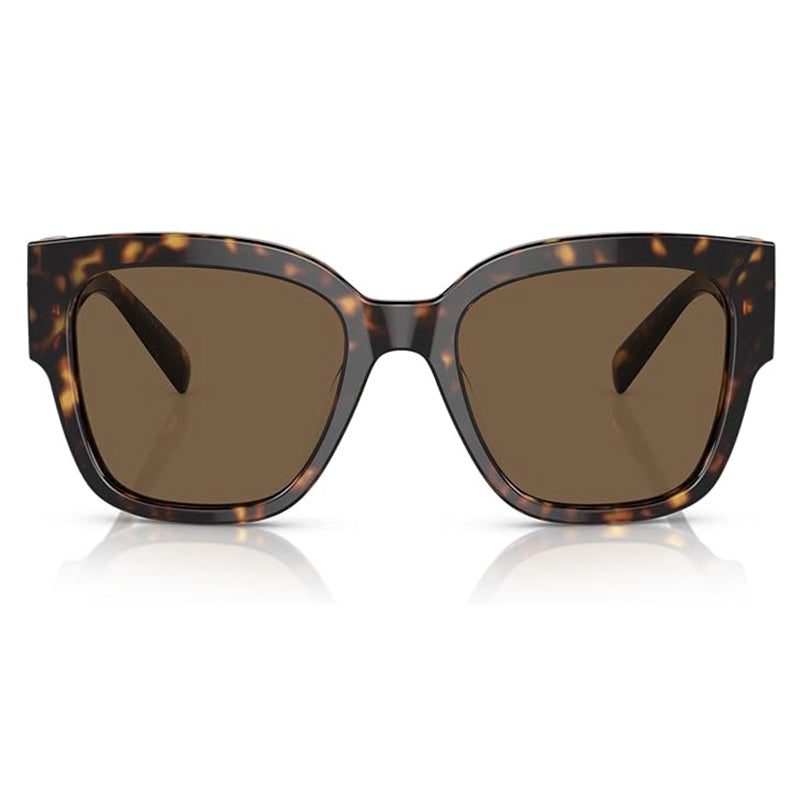 Versace Tortoiseshell Square Sunglasses — Brown, view 2