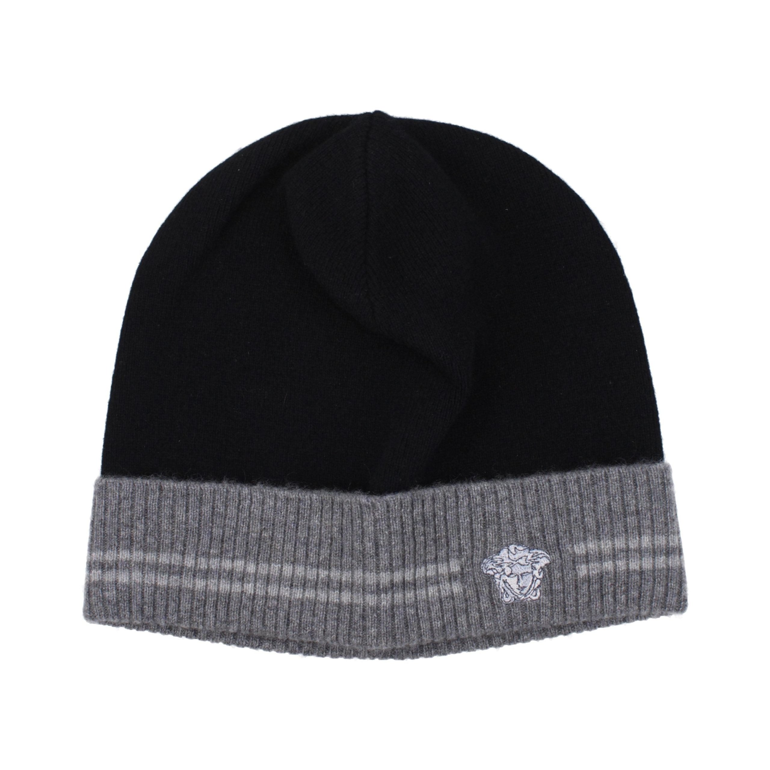 Versace VE16611360113031BT Cashmere Beanie — Black by Versace