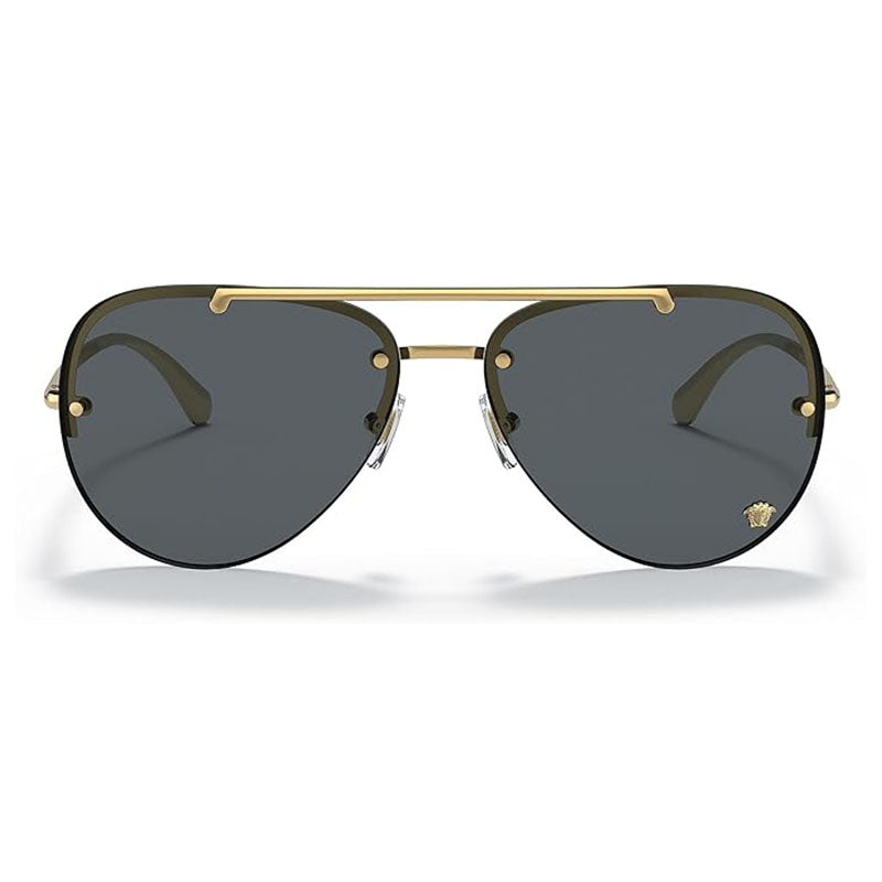 Versace VE2231100287 Aviator Rimless Sunglasses — Gold, view 2