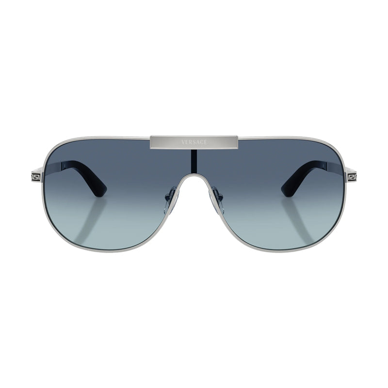 Versace VE2293100019 Shield Full Rim Sunglasses — Silver, view 2