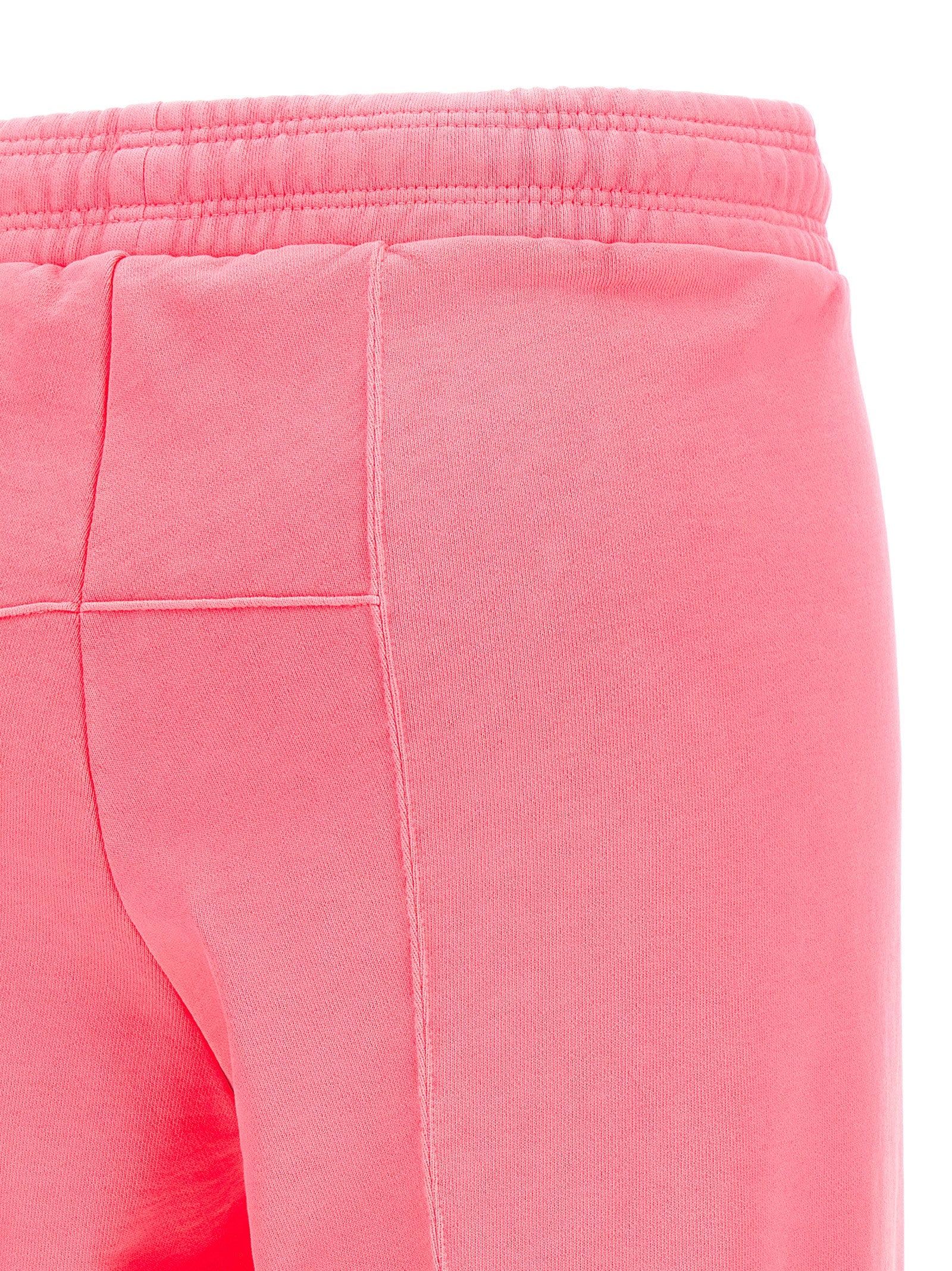 Vetements Logo-Print Cotton-Blend Joggers — Pink, view 5