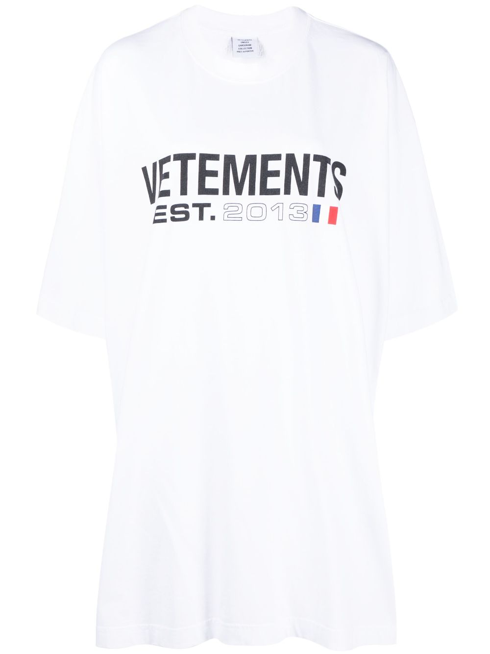 Vetements Logo-Print Cotton T-shirt — White by Vetements