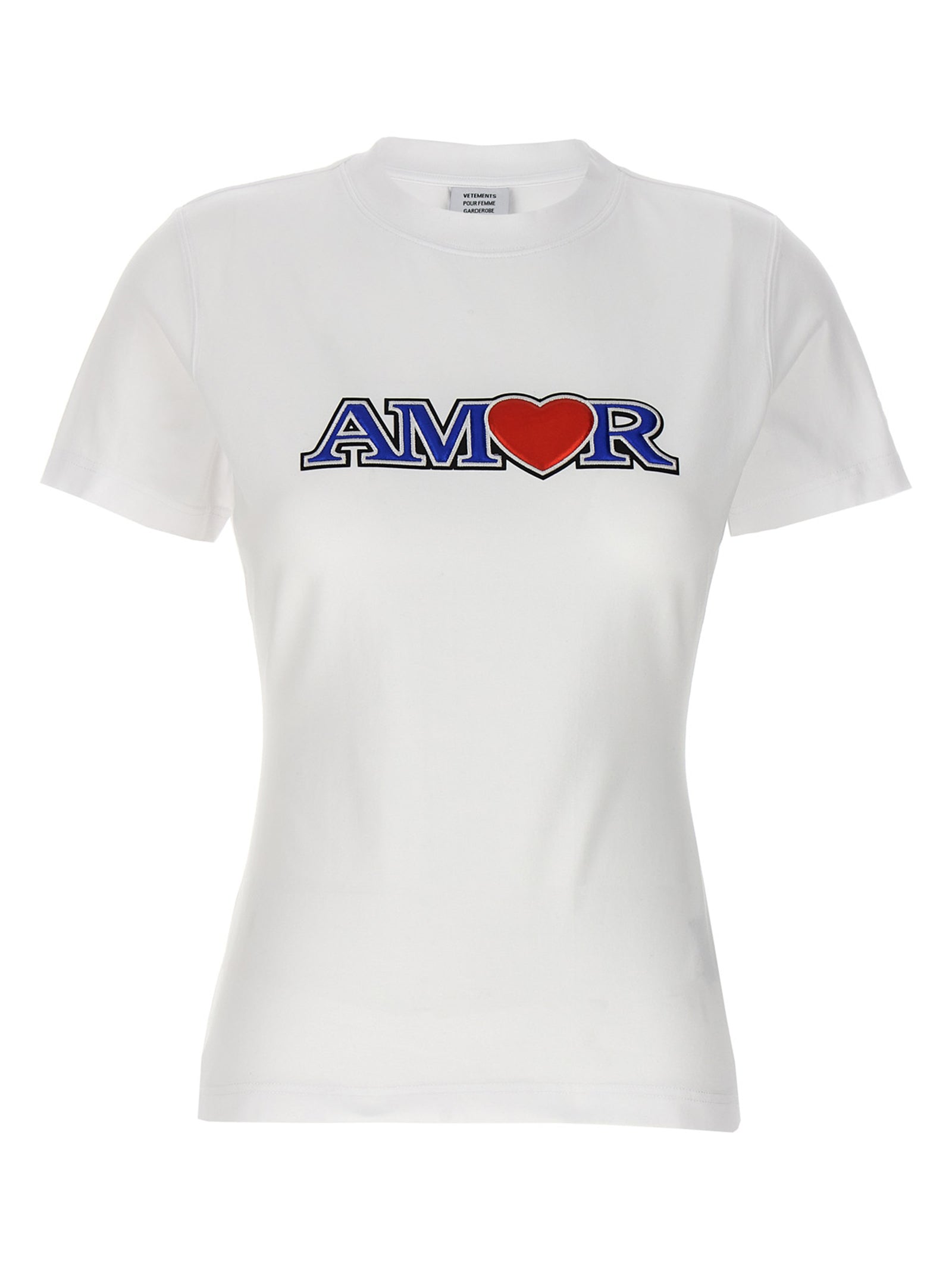 Vetements Amor T-Shirt — White by Vetements
