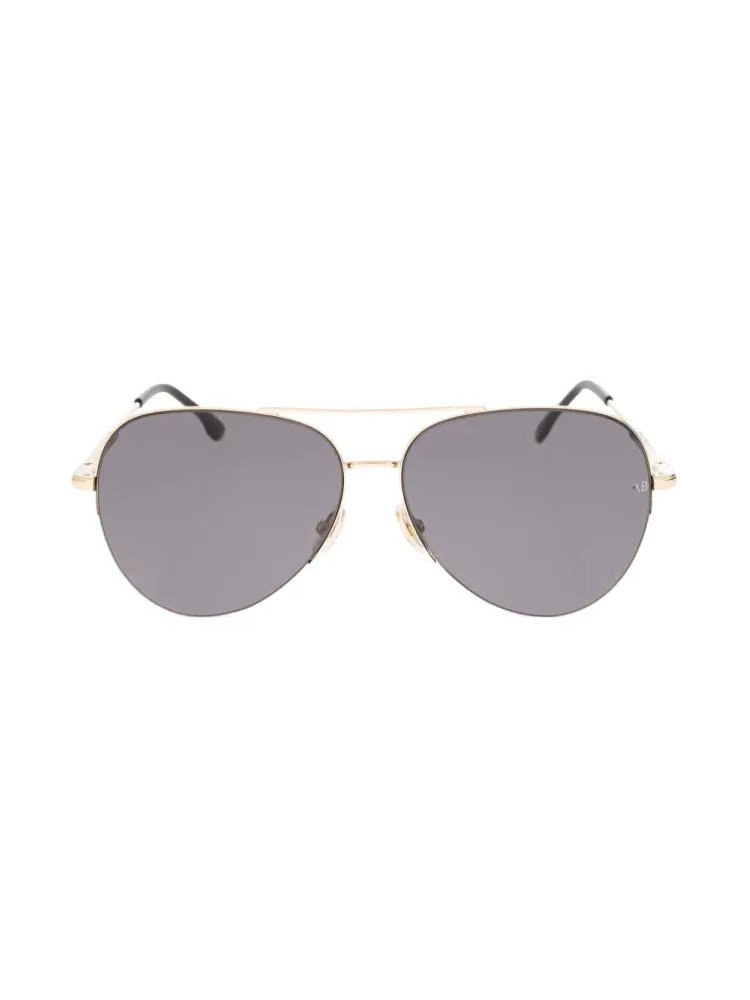 Victoria Beckham Eyewear VB1000S Pilot-Frame Sunglasses — Gold by Victoria Beckham Eyewear