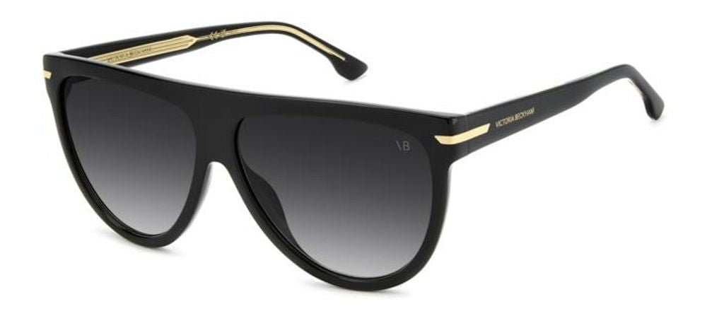 Victoria Beckham Eyewear VB1004S Gradient Lens Sunglasses — Black, view 3