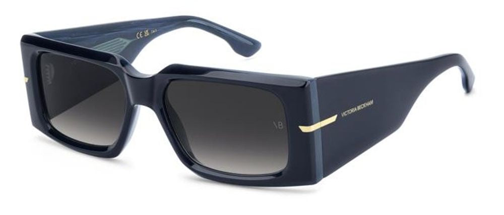 Victoria Beckham Eyewear VB7008S Sunglasses — Navy, view 2