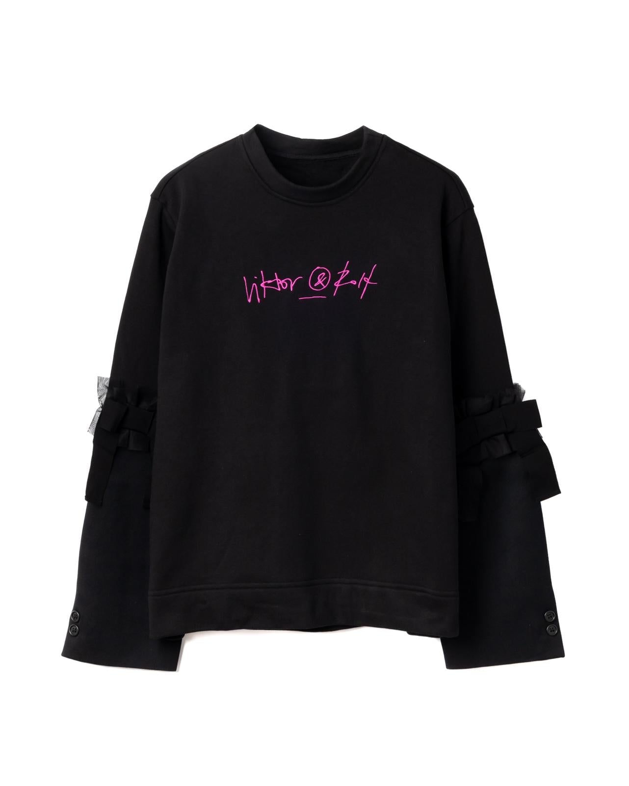 Viktor & Rolf Logo-Embroidered T-Shirt — Black by Viktor & Rolf