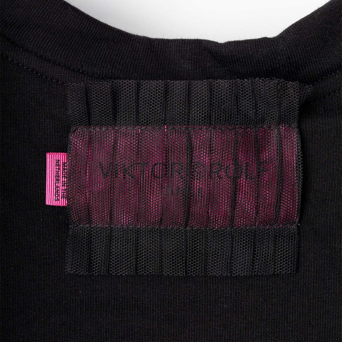 Viktor & Rolf Logo-Embroidered T-Shirt — Black, view 6