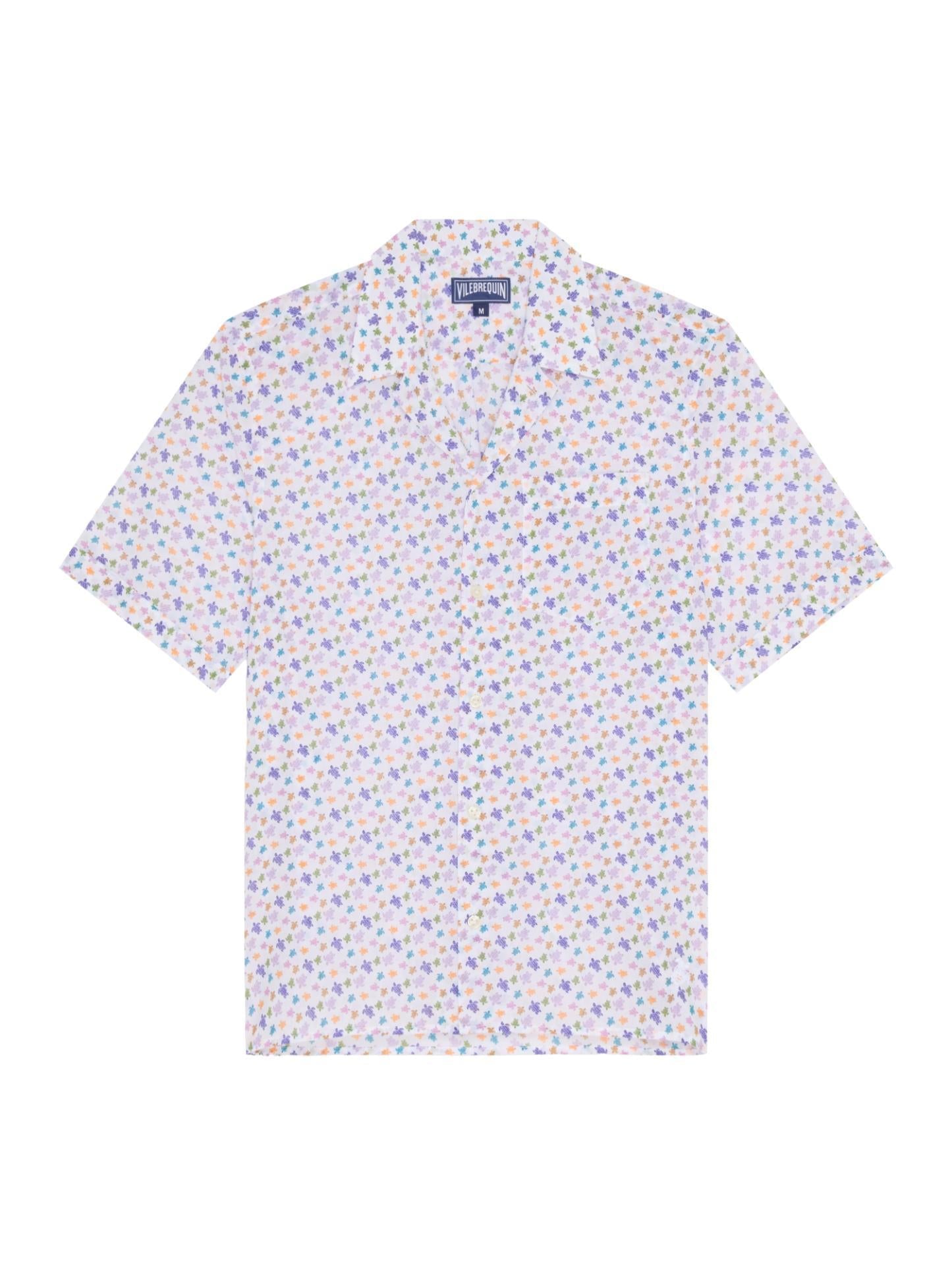 Vilebrequin Micro Ronde Shirt — White, view 2