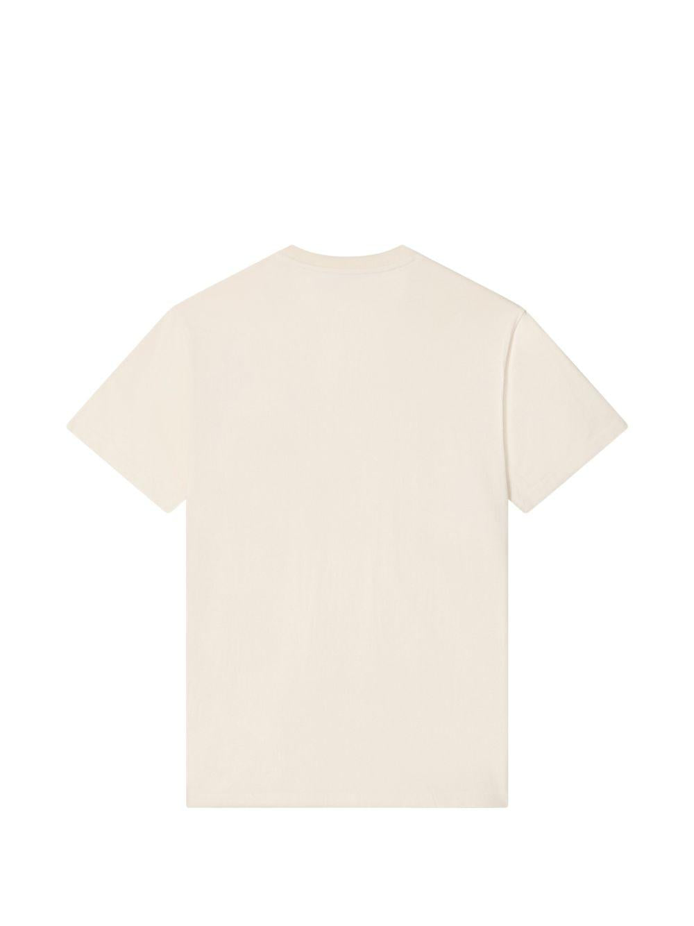 Vilebrequin Big Turtle Embroidery T-Shirt — White, view 4
