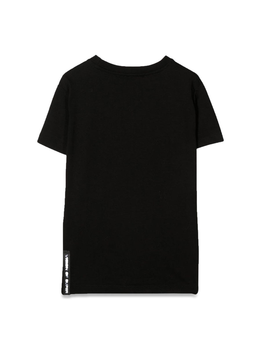 Vision Of Super Rock Mouth Print T-Shirt — Black, view 3