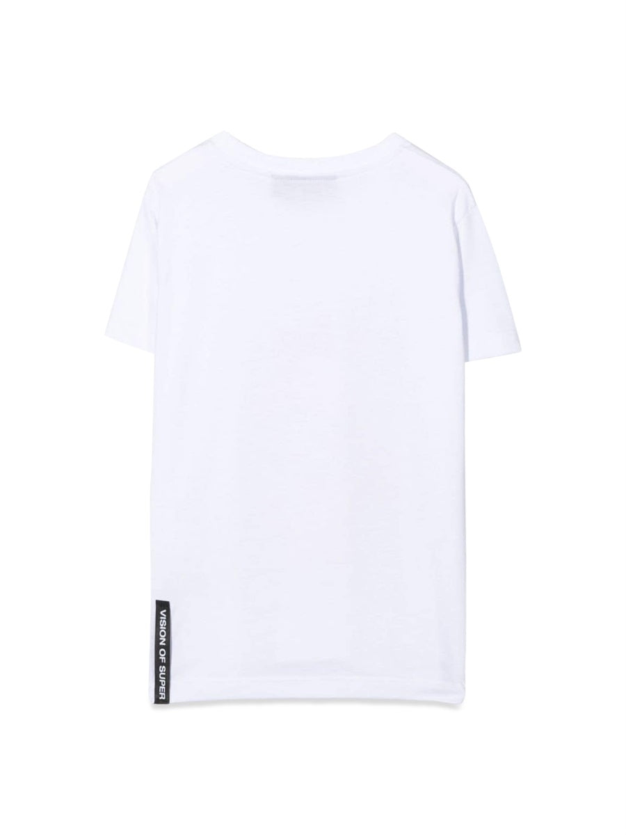 Vision Of Super Rock Mouth Print T-Shirt — White, view 3