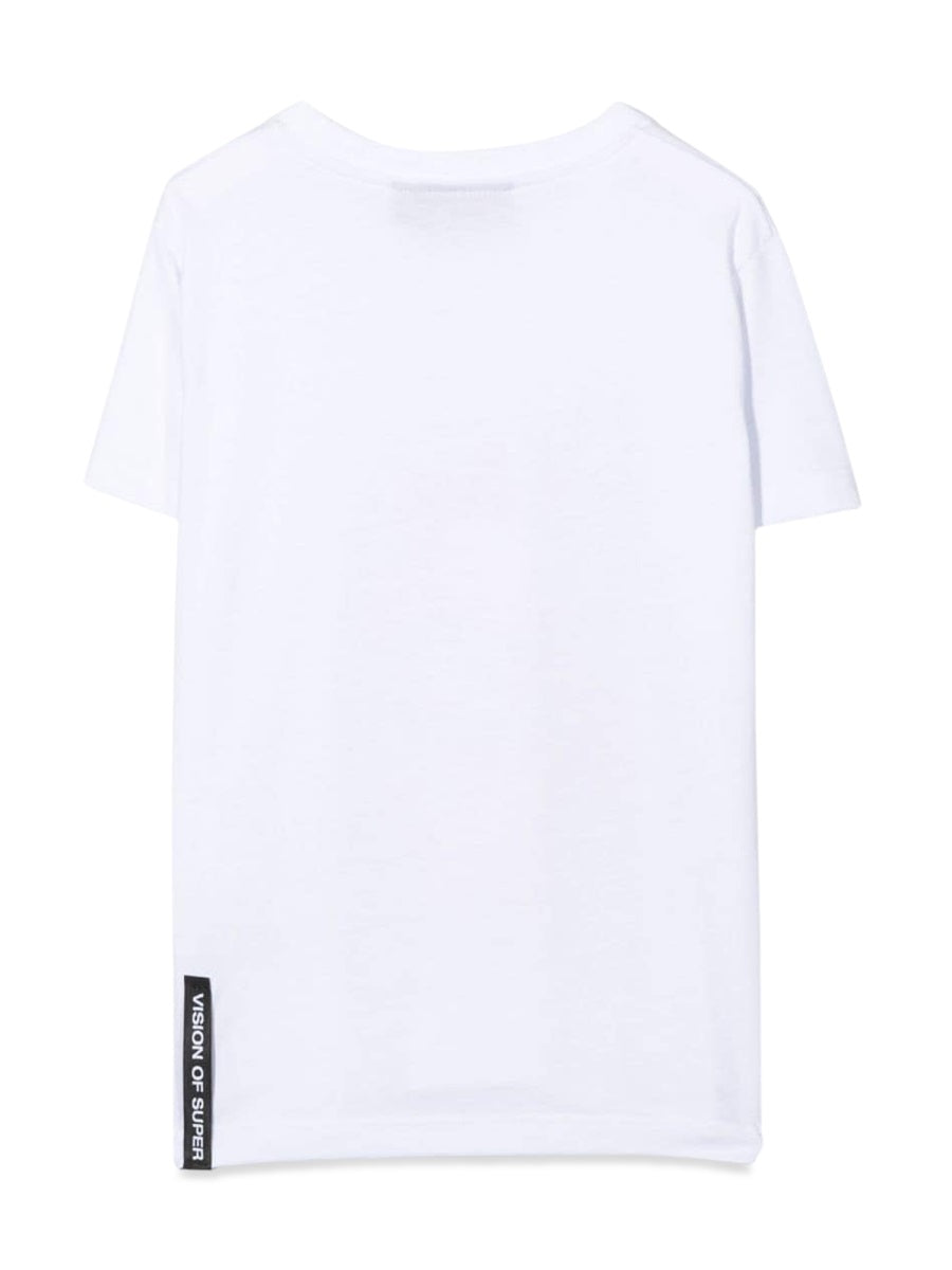Vision Of Super Rock Mouth Graphic Print T-Shirt — White, view 3
