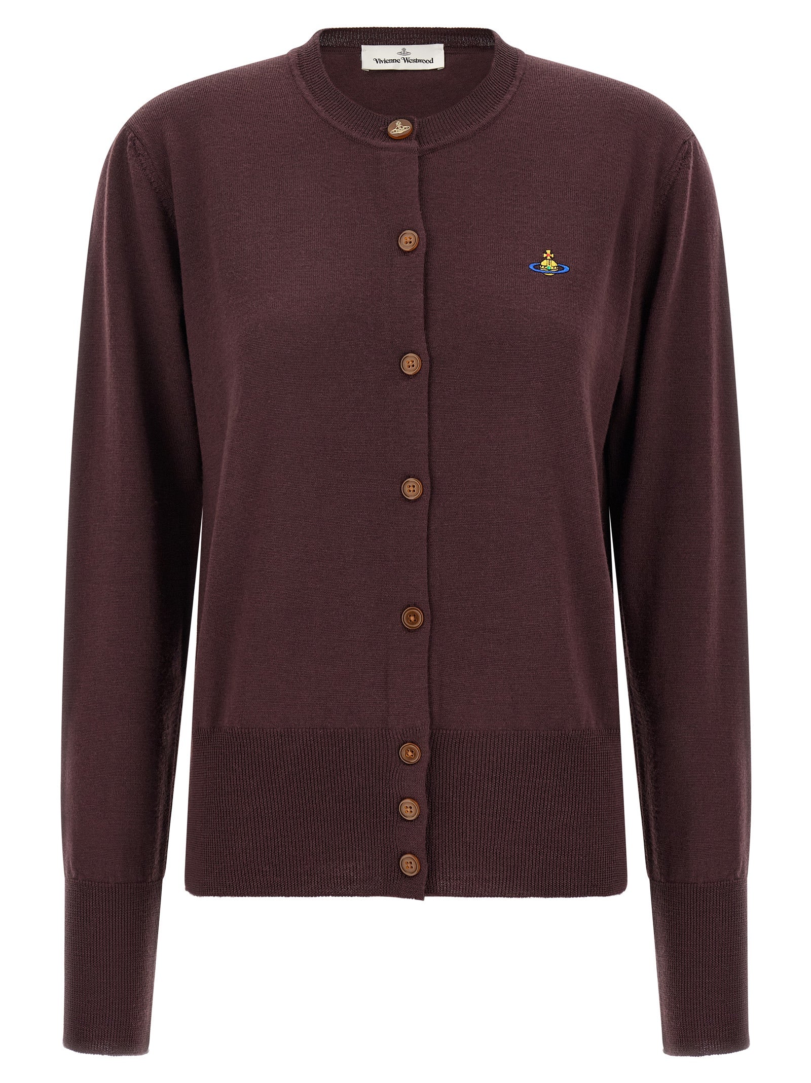 Vivienne Westwood Bea Cardigan — Burgundy by Vivienne Westwood