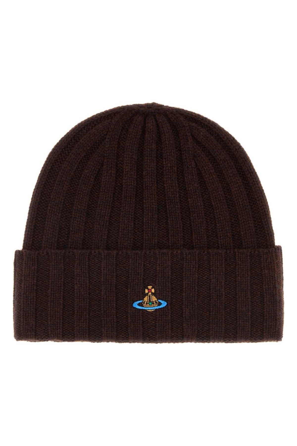 Vivienne Westwood CLASSIC Beanie — Brown by Vivienne Westwood