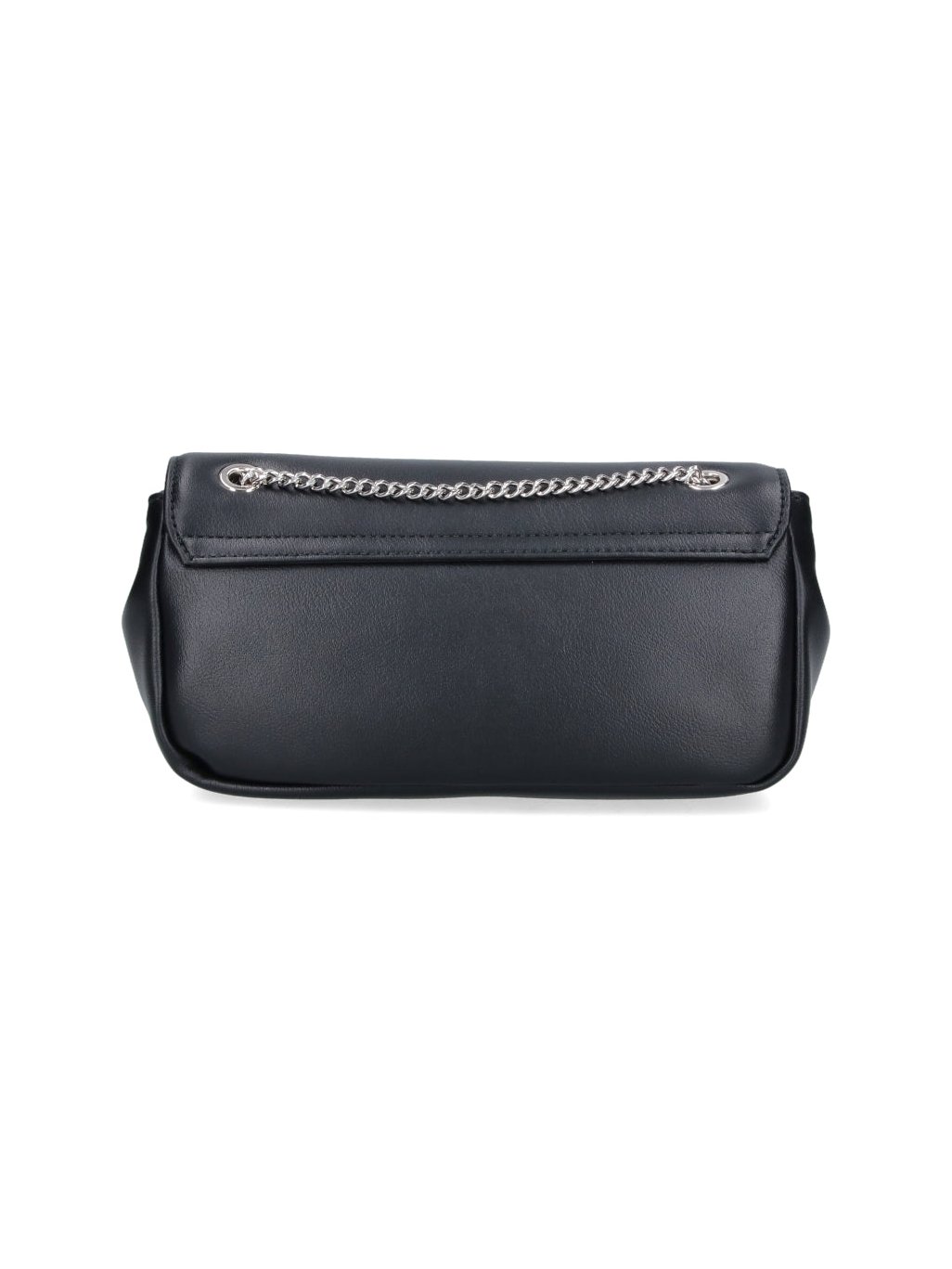 Vivienne Westwood Chain-Detail Leather Clutch — Black, view 3