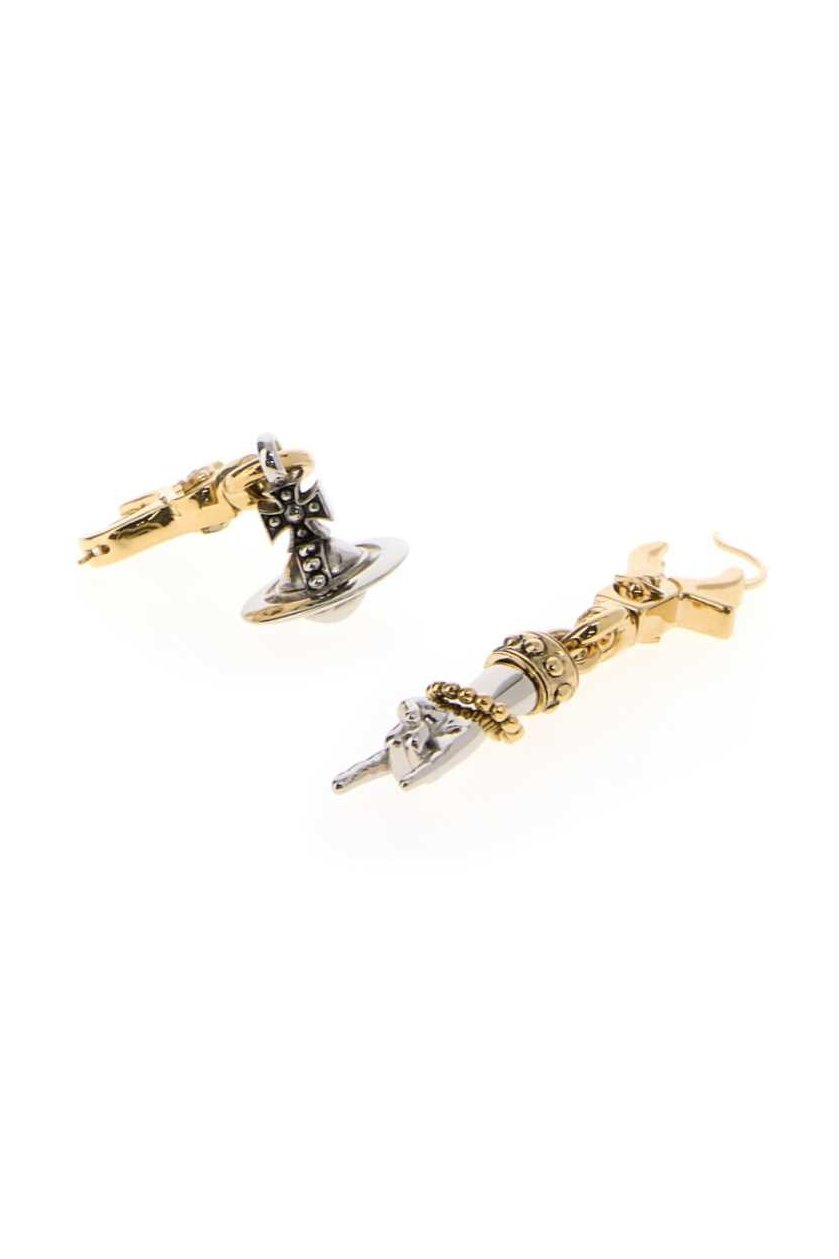 Vivienne Westwood Anatoly Earrings — Gold, view 2