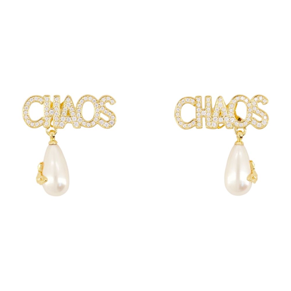Vivienne Westwood Chaos Earrings — Gold by Vivienne Westwood