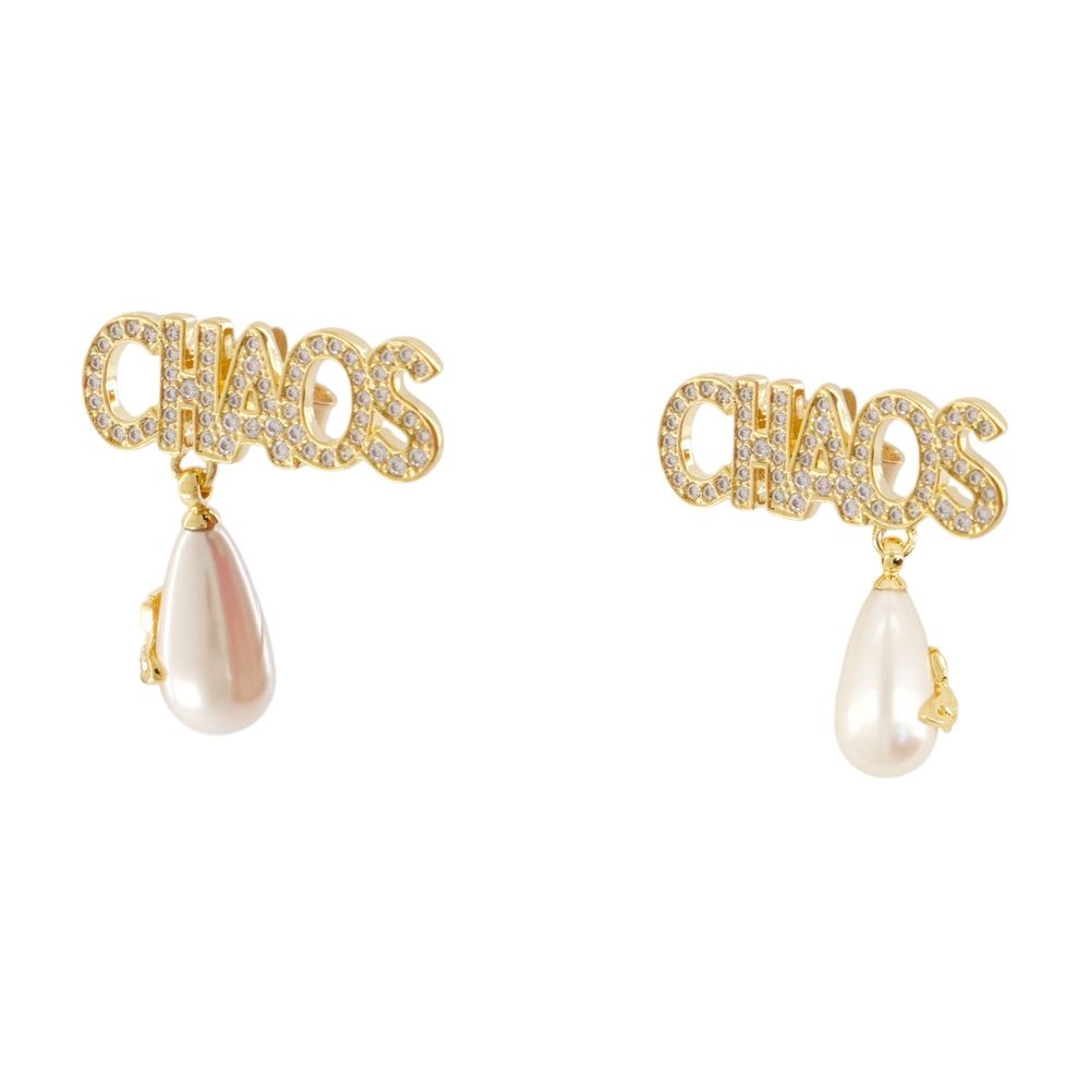 Vivienne Westwood Chaos Earrings — Gold, view 2