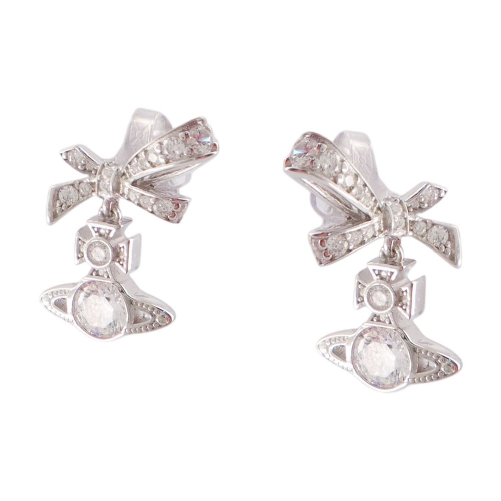 Vivienne Westwood Angelique Earrings — Silver, view 2