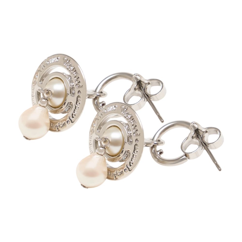 Vivienne Westwood Aleksa Earrings — Silver, view 2