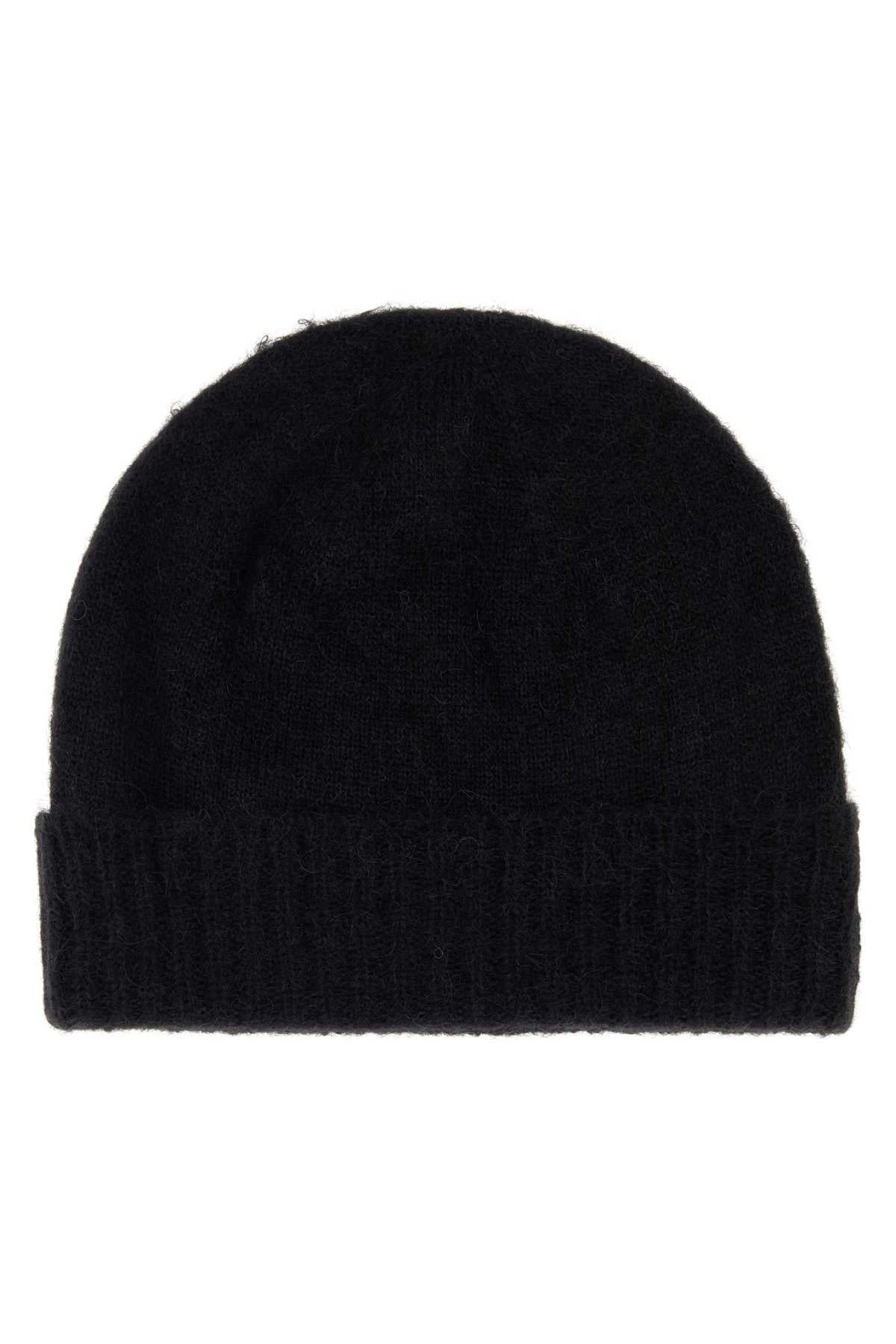 Vivienne Westwood FLUFFY Beanie — Black, view 2