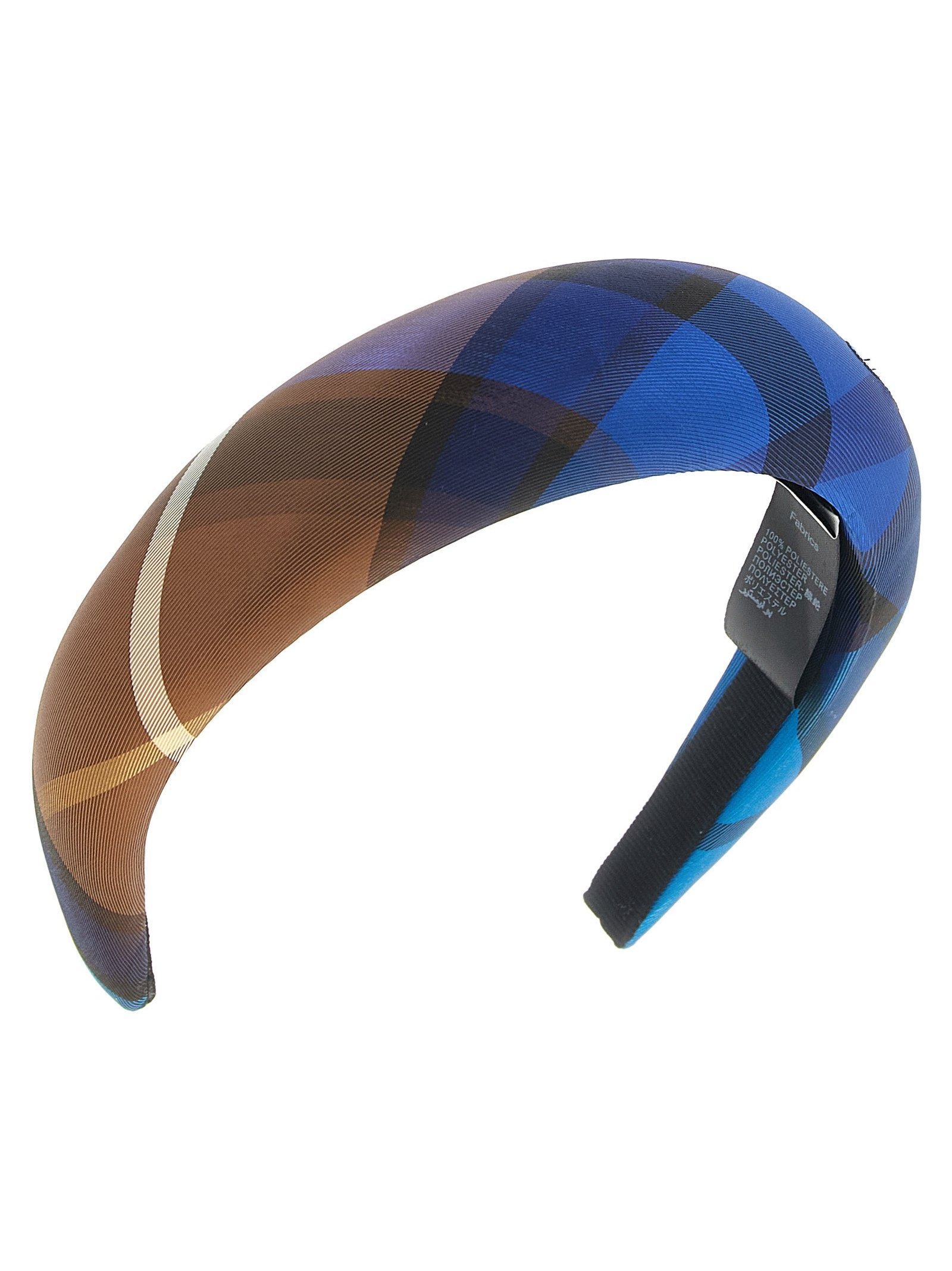 Vivienne Westwood Tartan Padded Headband — Blue, view 2