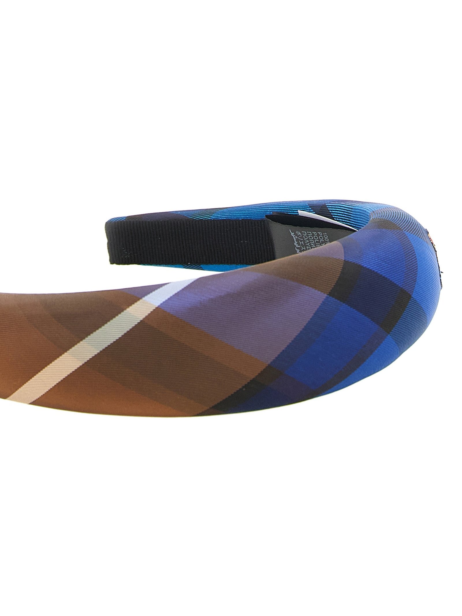 Vivienne Westwood Tartan Padded Headband — Blue, view 3