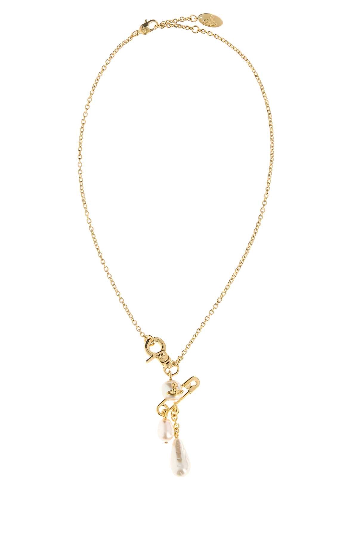 Vivienne Westwood Claude Necklace — Gold by Vivienne Westwood