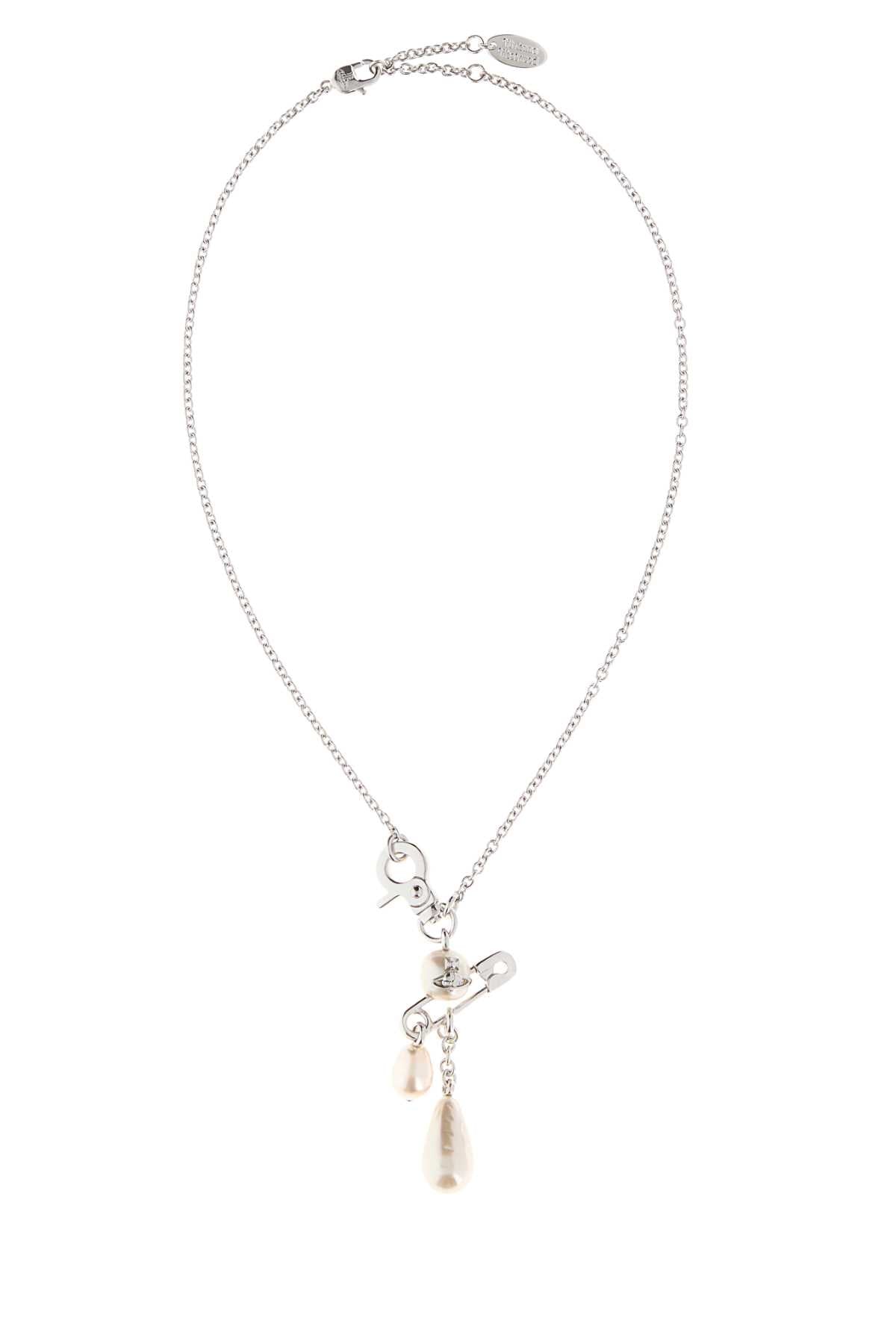 Vivienne Westwood Claude Small Necklace — Silver by Vivienne Westwood