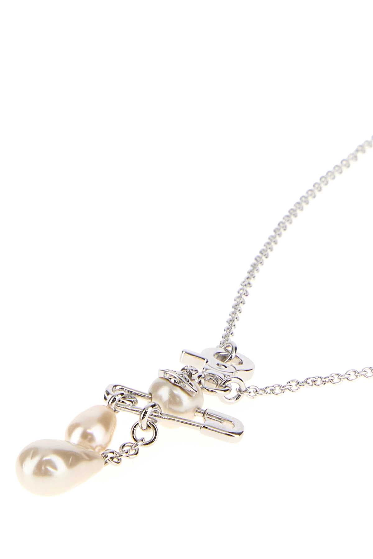 Vivienne Westwood Claude Small Necklace — Silver, view 2