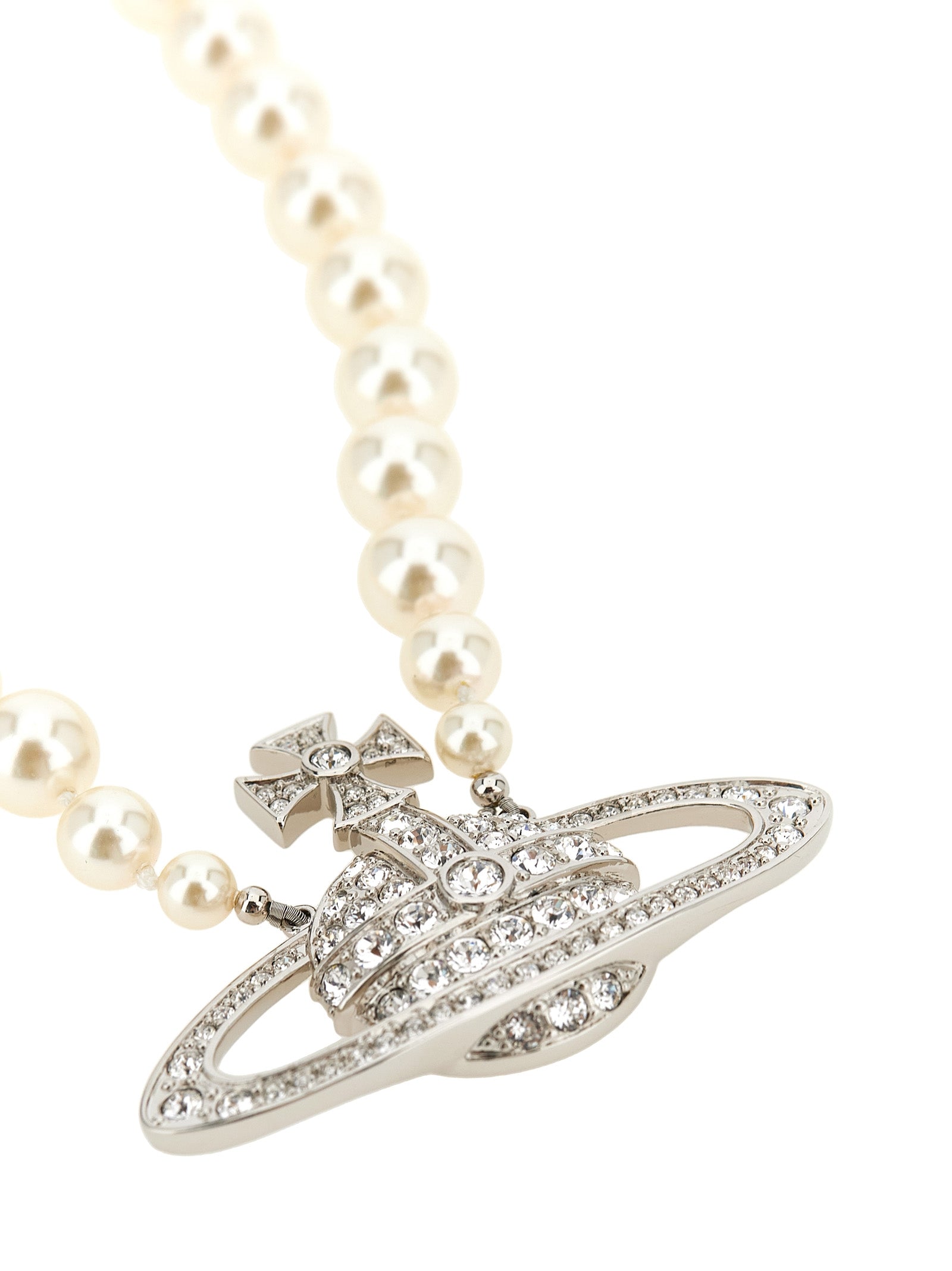 Vivienne Westwood Orb Necklace — Silver, view 2