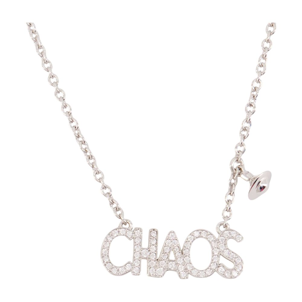 Vivienne Westwood Chaos Necklace — Silver, view 2